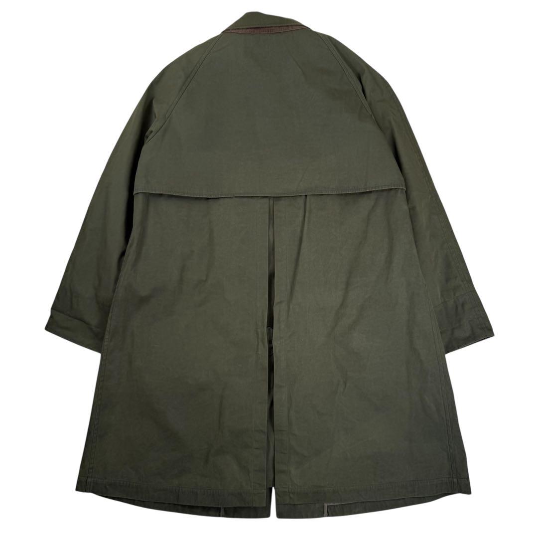 SCYE サイベーシック パラフィン加工ステンカラーコート オーバーコート