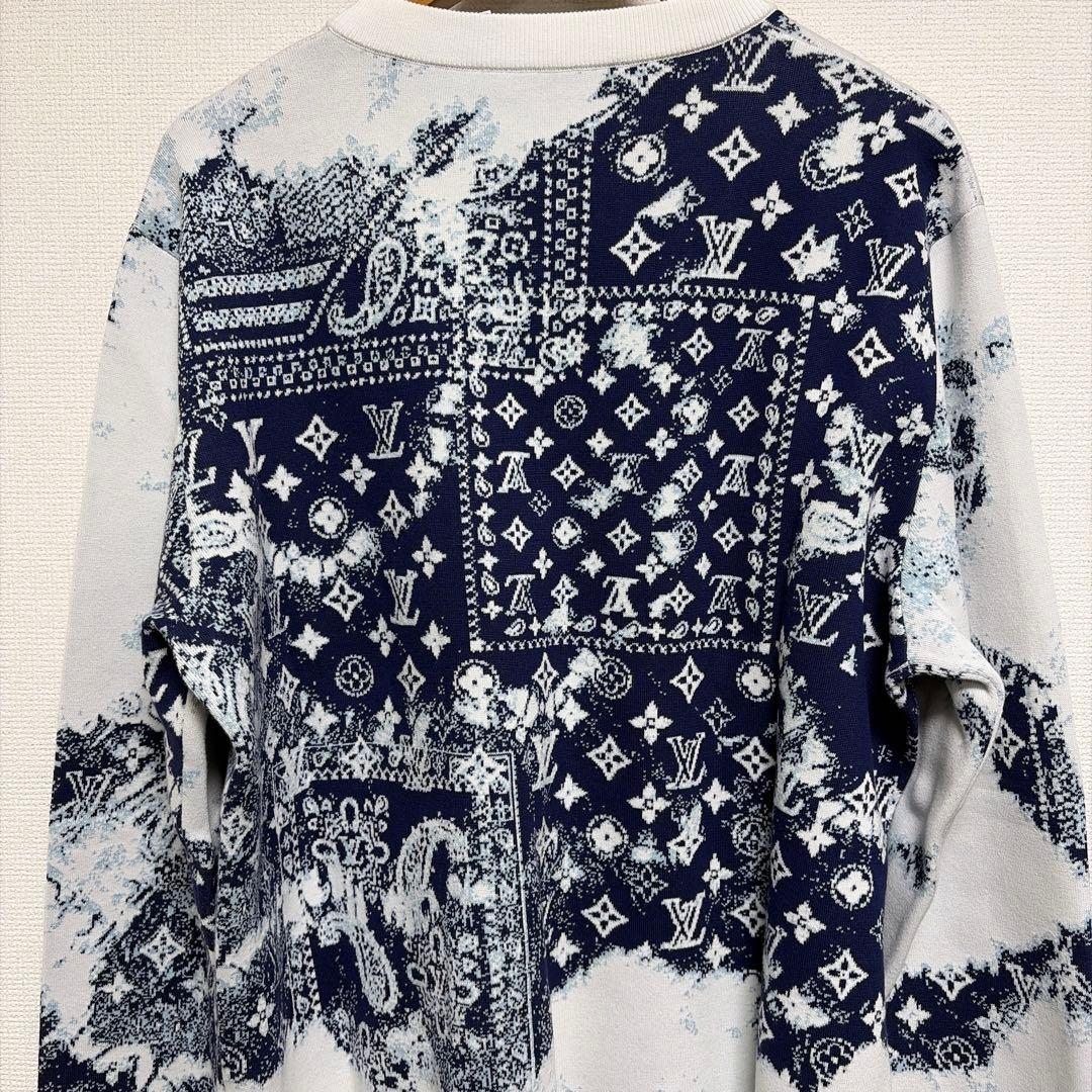 LOUIS VUITTON【ルイ・ヴィトン】グラフィックプリント コットンニット