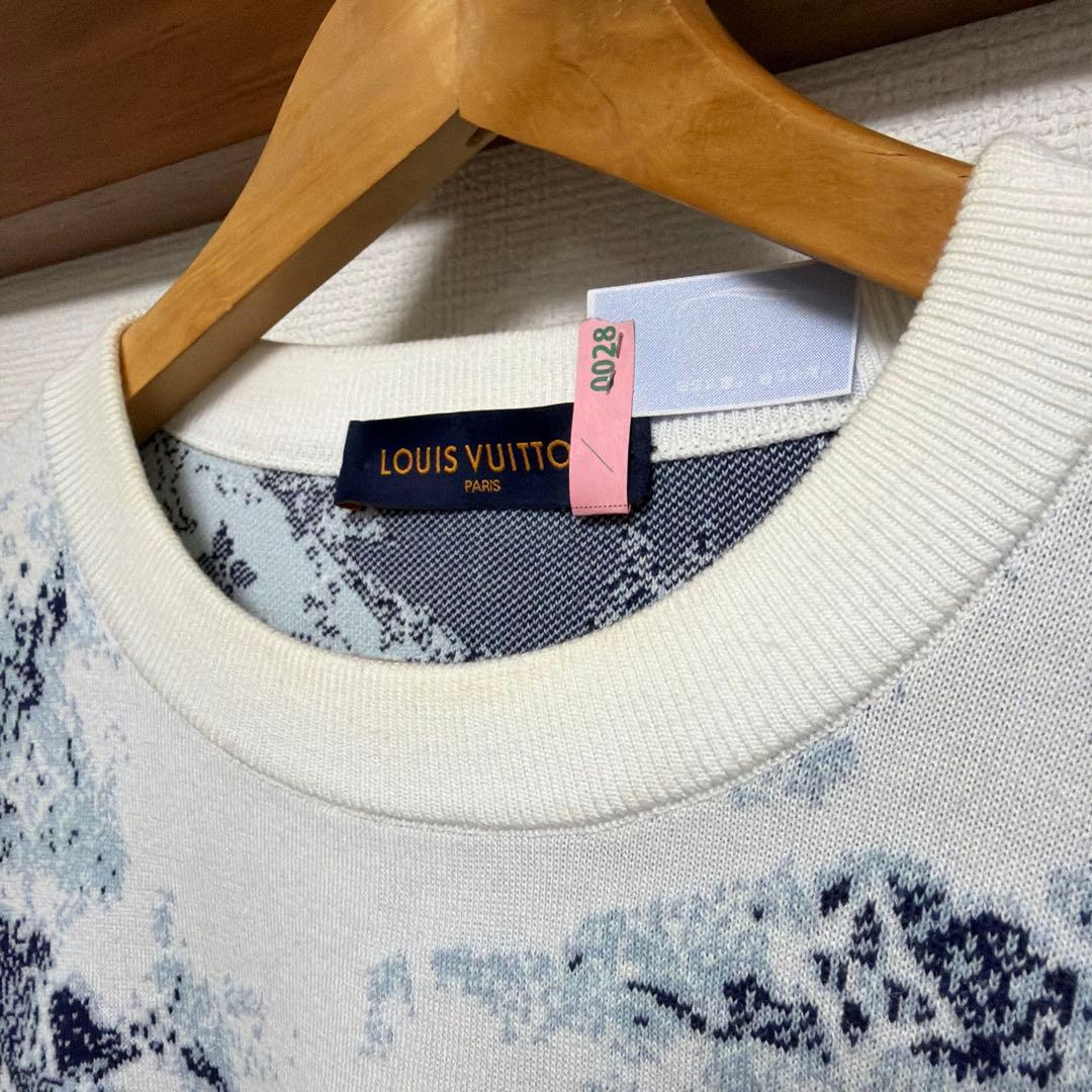 LOUIS VUITTON【ルイ・ヴィトン】グラフィックプリント コットンニット