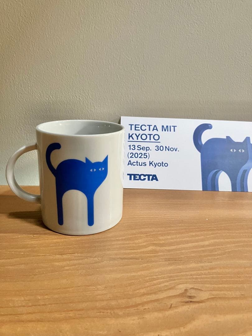 限定品 ACTUS TECTA 青い猫 マグカップ - メルカリ