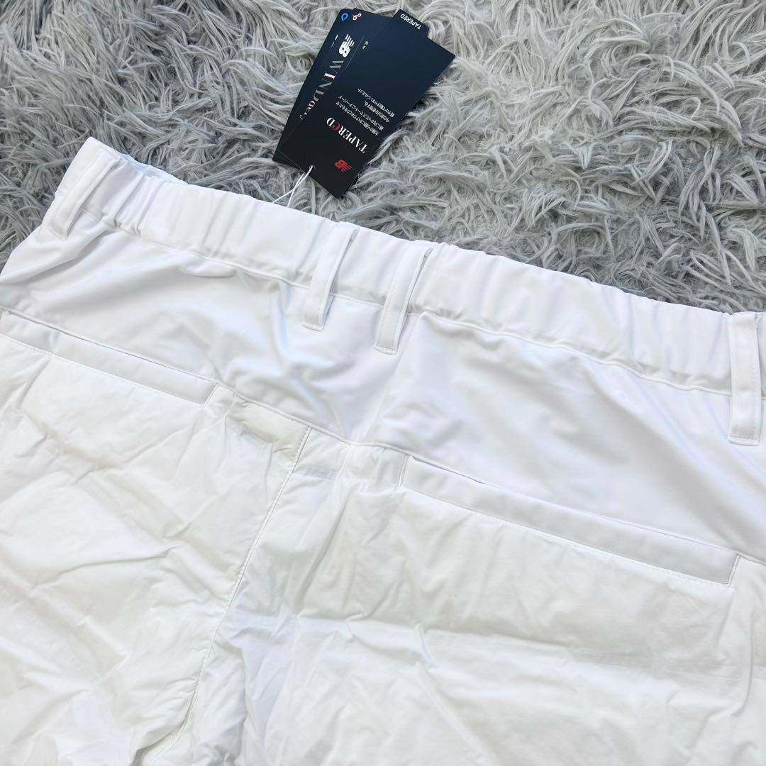 新品　ニューバランスゴルフ　パンツ　ダウン　ストレッチ　ウエストゴム　ホワイト