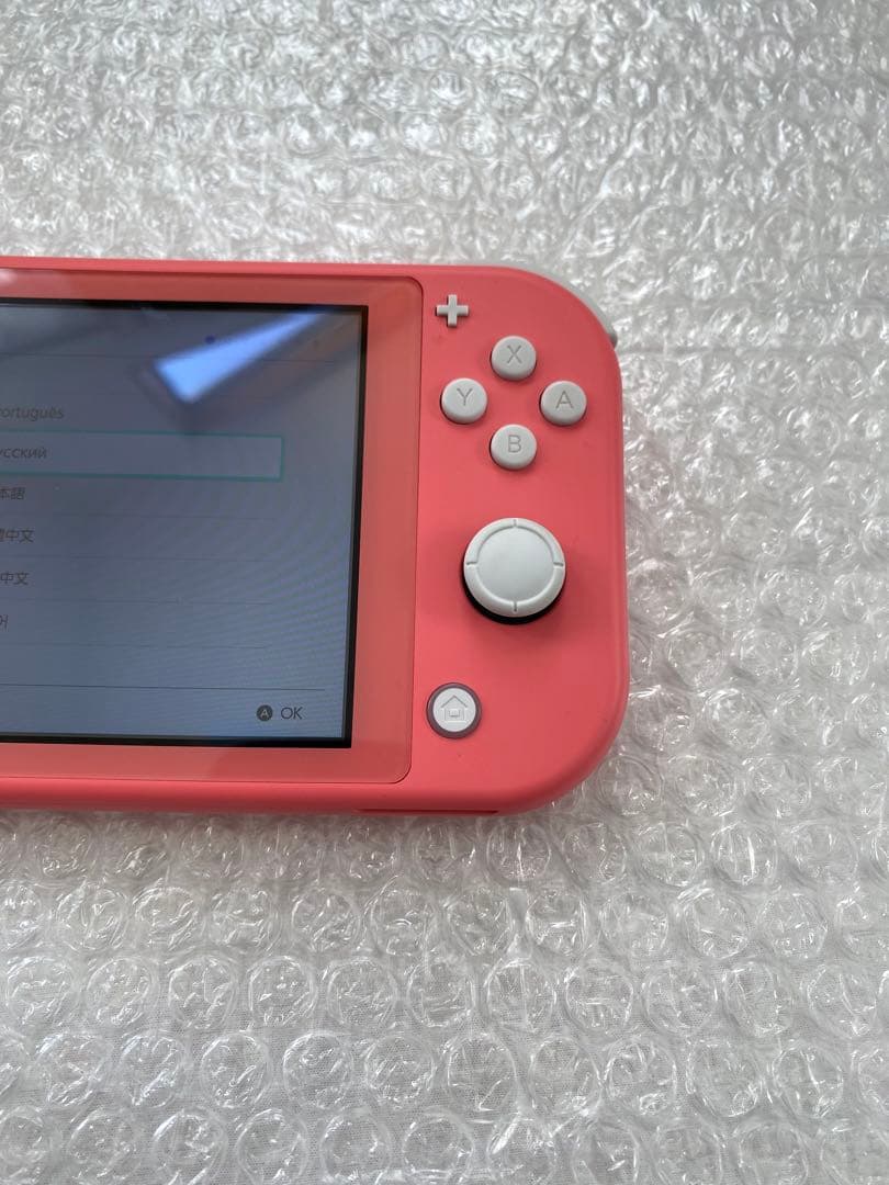 【動作確認済】Nintendo Switch Lite コーラル ピンク