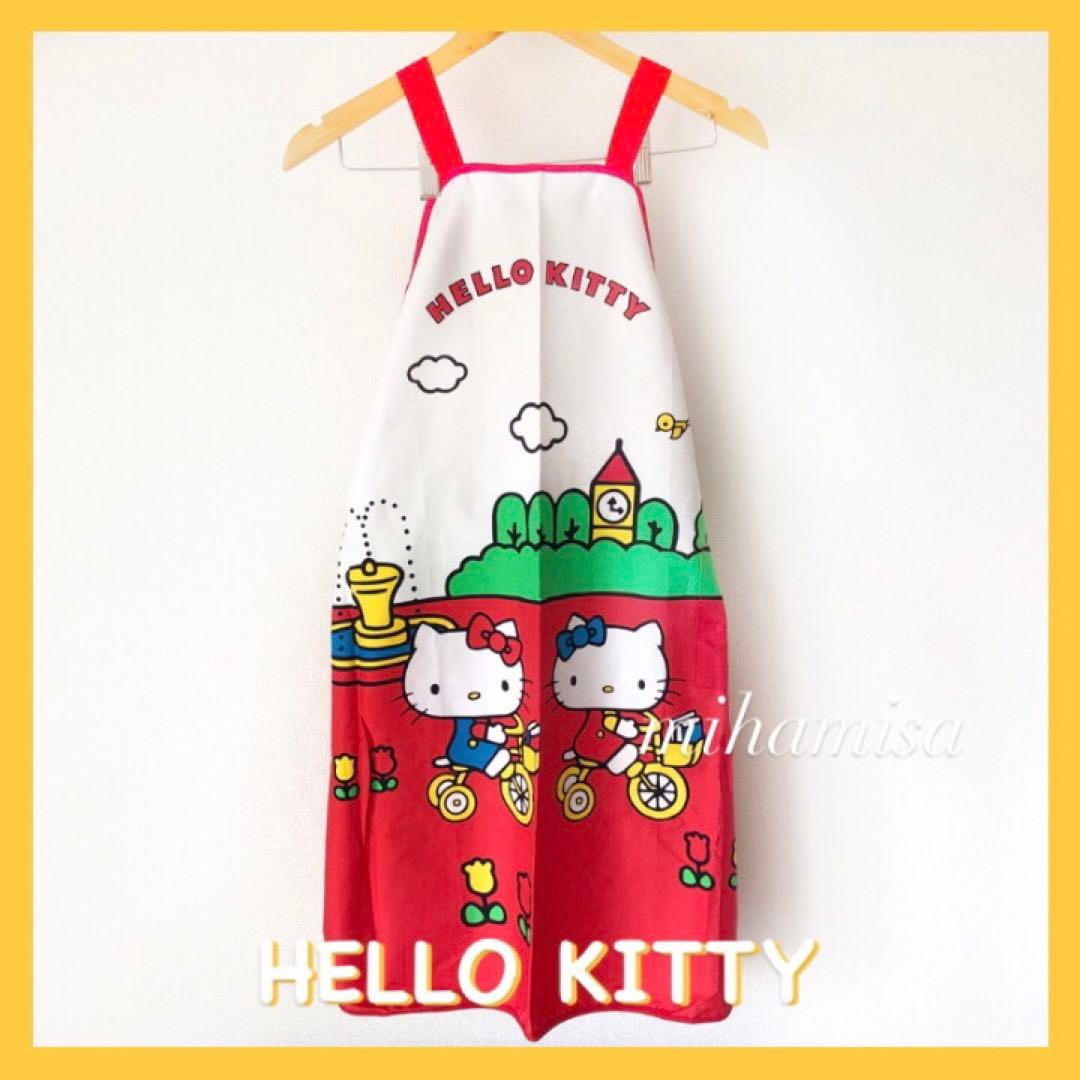 キティちゃん ☆ エプロン 当時物 レディース 新品 レトロ - メルカリ