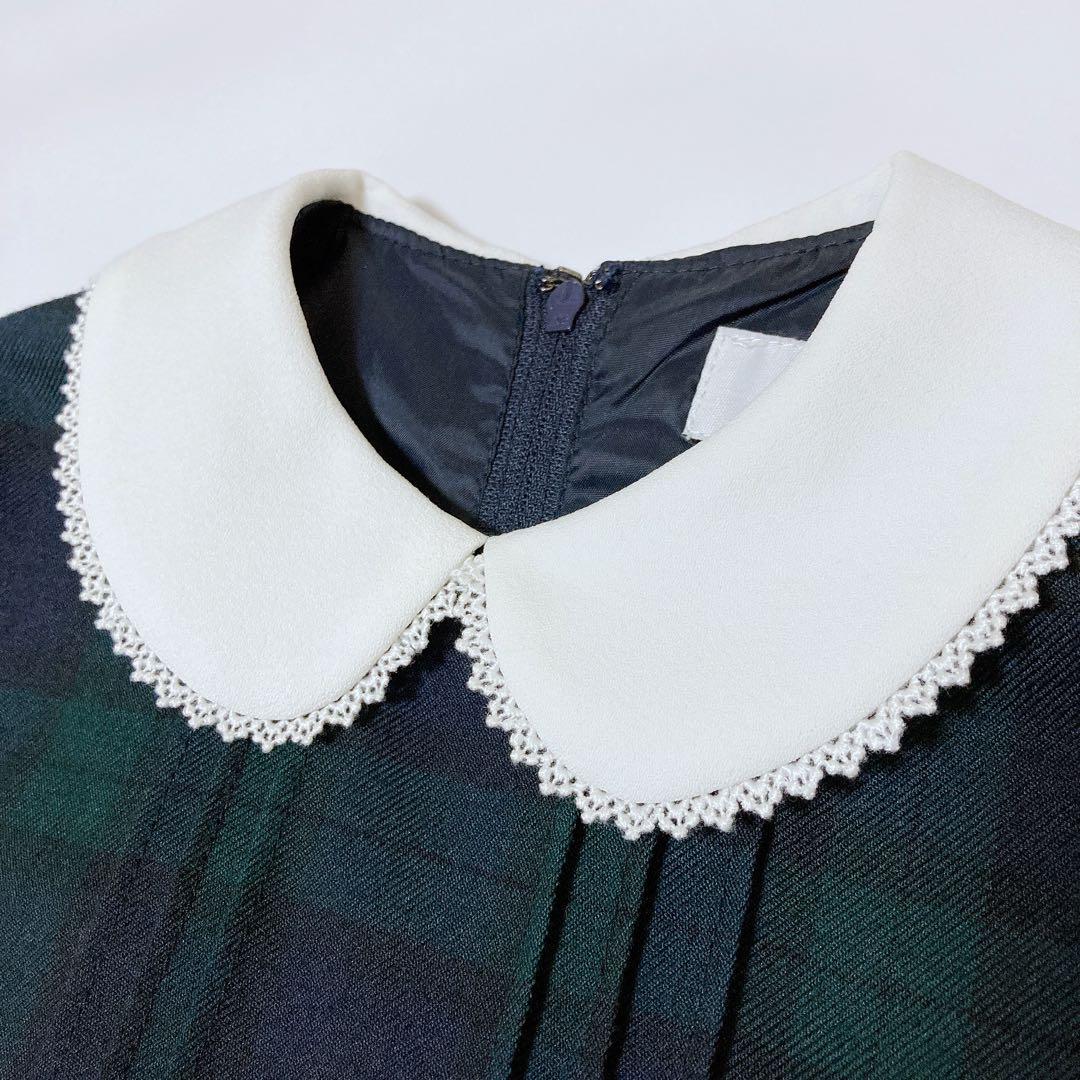 BEAMS グレー×チェック セレモニー 入学 卒園 発表会 フォーマル