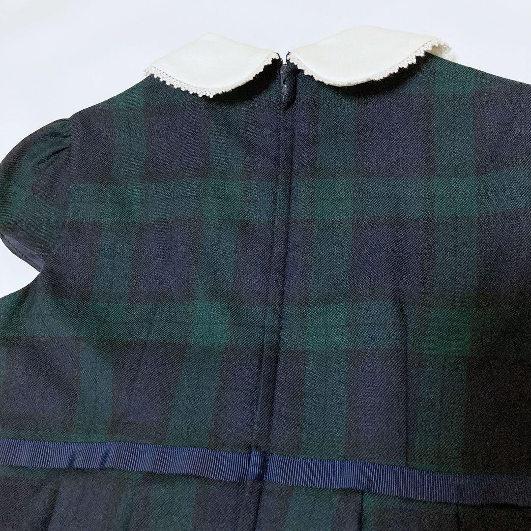 BEAMS グレー×チェック セレモニー 入学 卒園 発表会 フォーマル