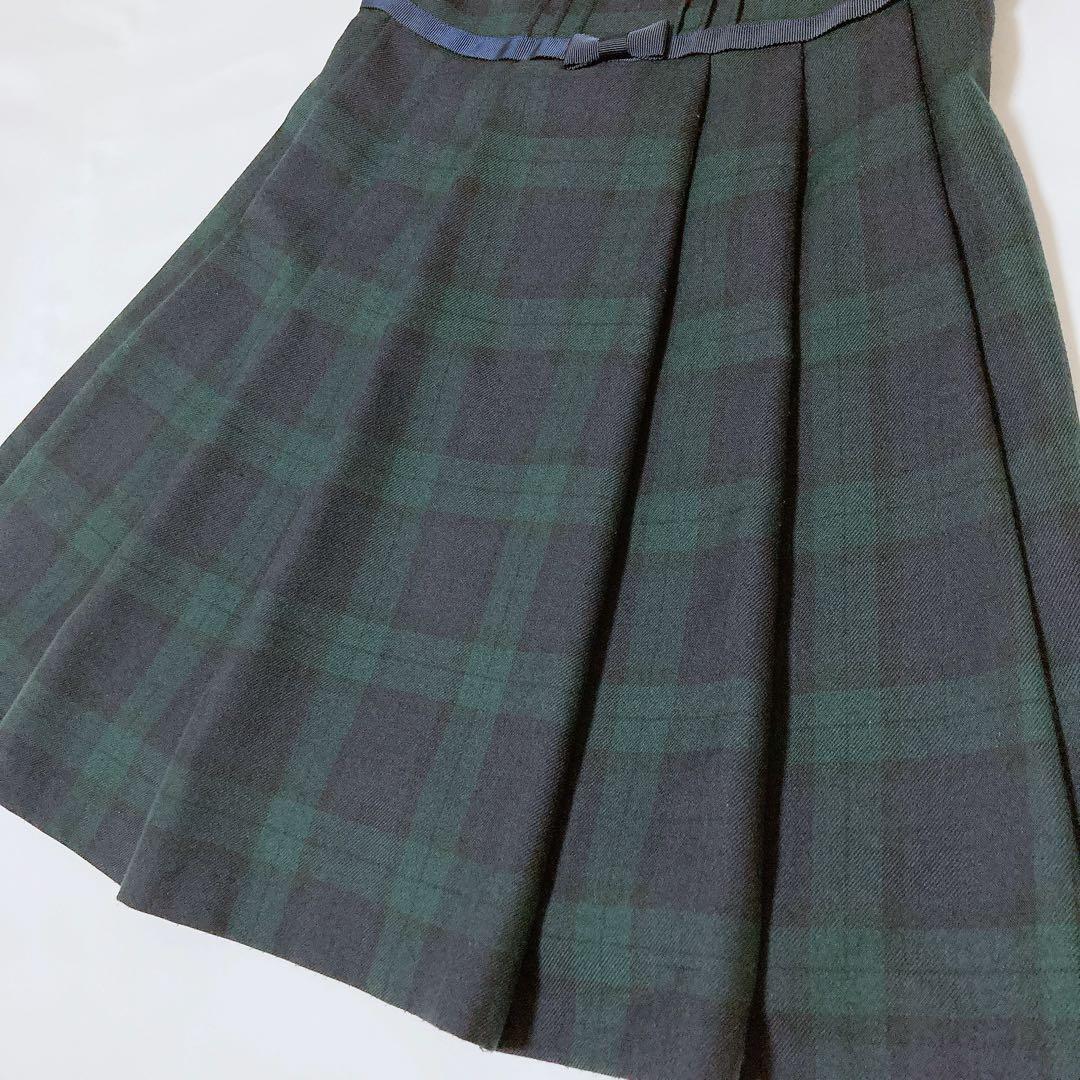 BEAMS グレー×チェック セレモニー 入学 卒園 発表会 フォーマル