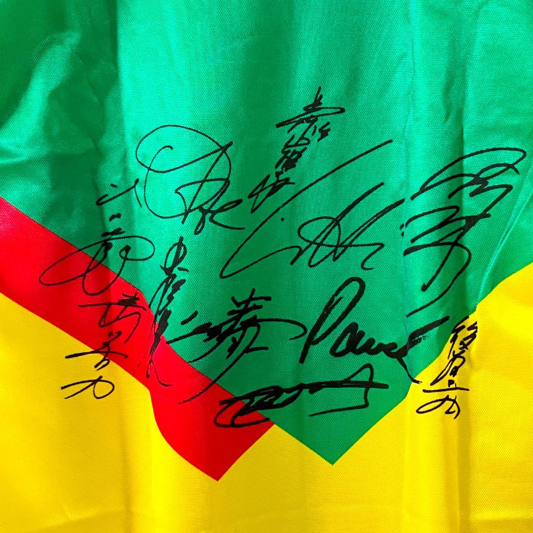 Mizuno　サッカーウェア　ジェフユナイテッド千葉　イエロー　サイン　半袖