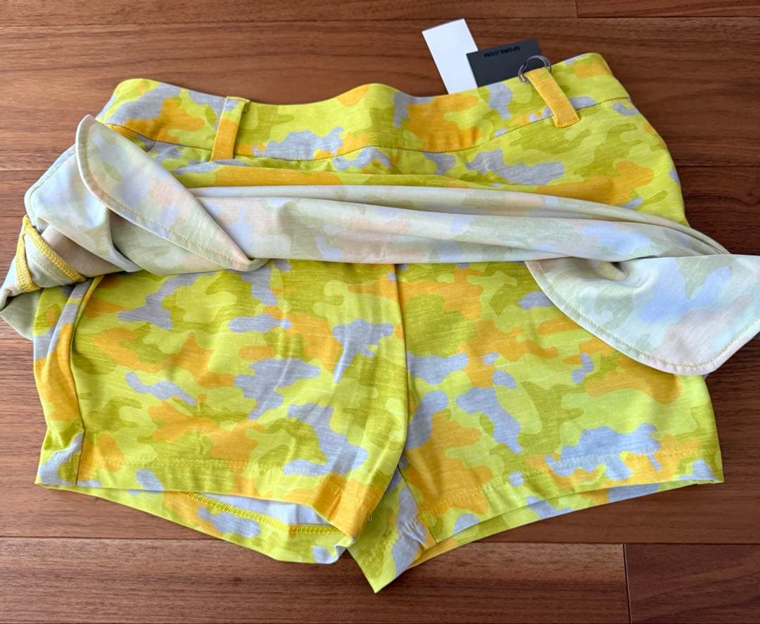 G/FORE イエロー迷彩柄 ゴルフウェアセット　38.M