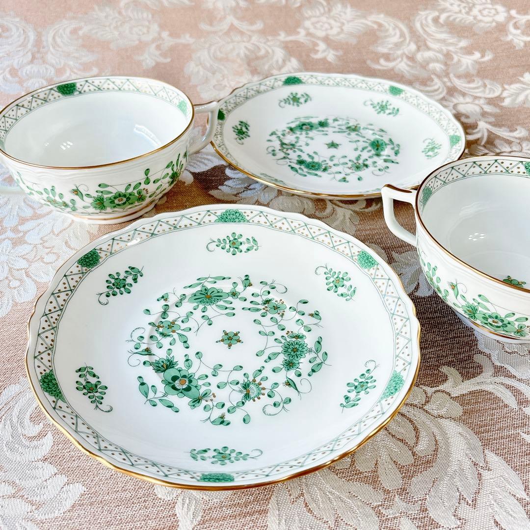 レア美品❤️レイノー❤️リモージュ❤️インドの華❤️スープカップ❤️ダブルハンドル❤️2客