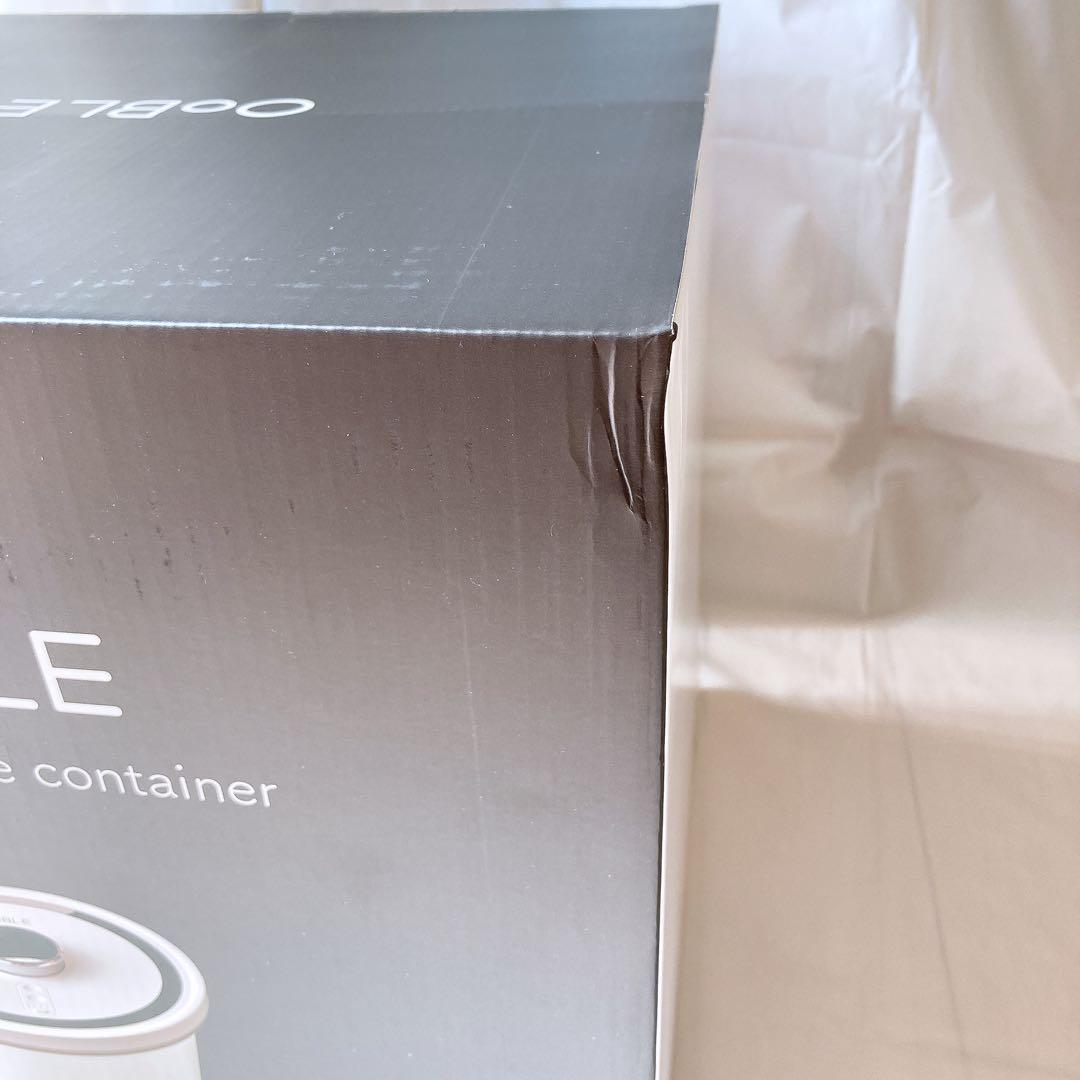 【新品】OoBLE オーブル◎真空保存容器◎ノーマルサイズ 13L◎ホワイト