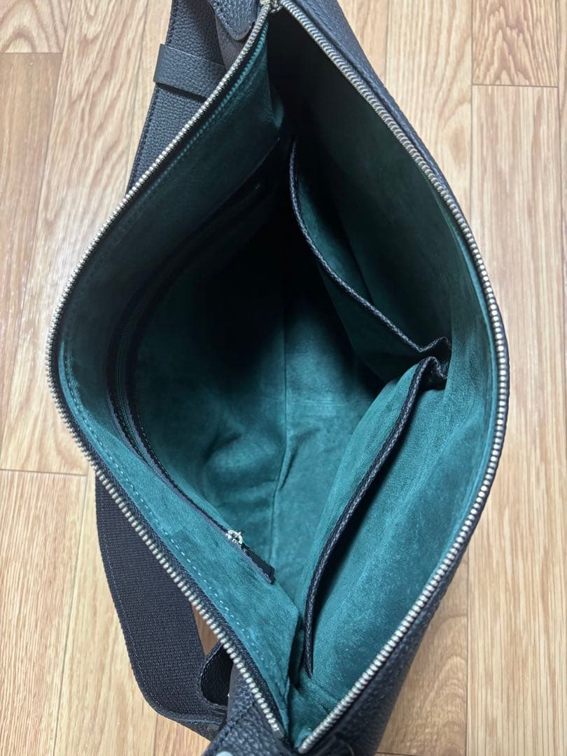 【新品】Le Bonheur パパスショルダー 黒 シュランケンカーフ