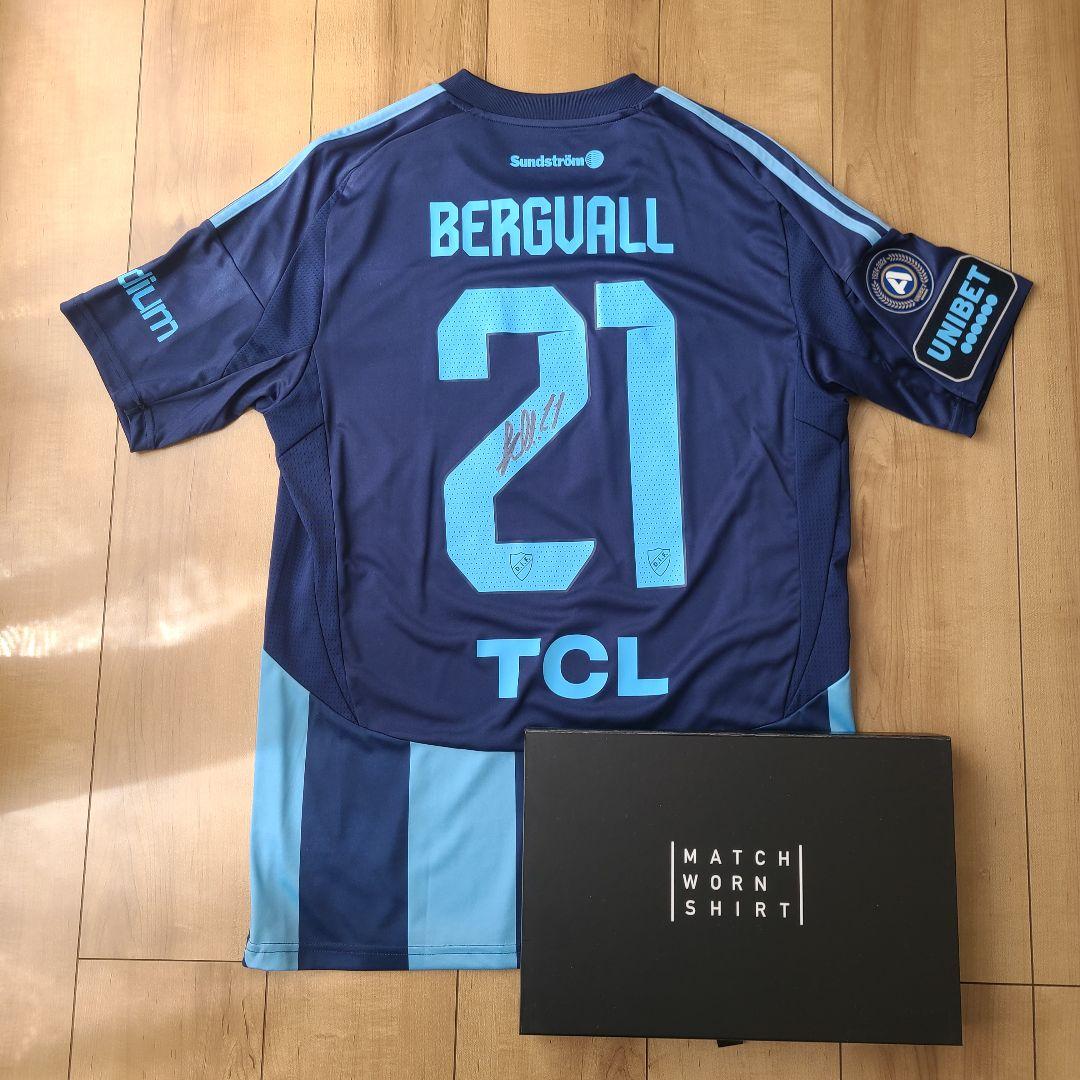 実使用サイン入り 2024 ユールゴーデンIF 21番 ベリヴァル リーグ戦用