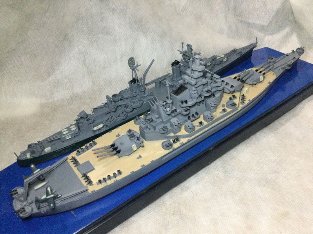 アメリカ海軍 戦艦サウスダコタ & 重巡洋艦インディアナポリス 1/700
