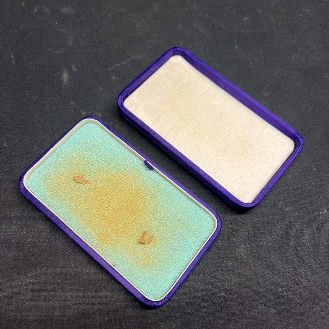 〇Cb左1124 昭和レトロ 本べっこう くし コーム ケース付