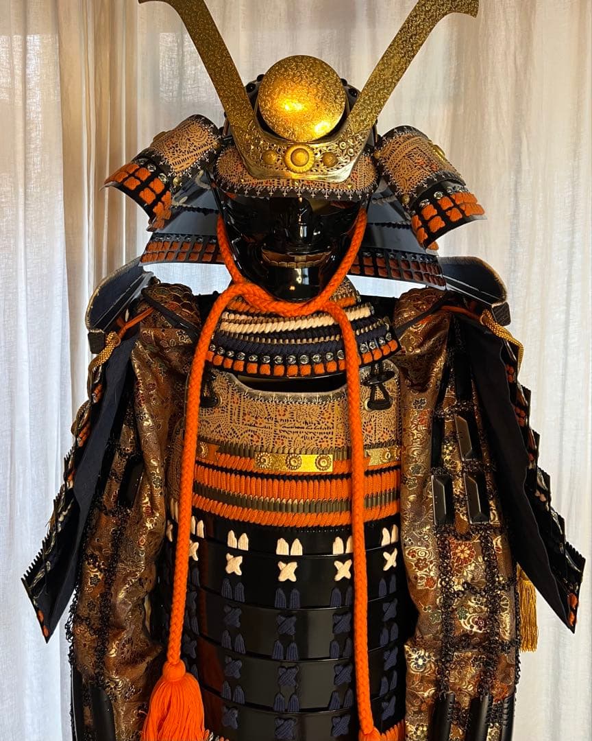 【丸武工房製】美品！未使用【現代 甲冑 等身大】黒胴具足 鎧 一式