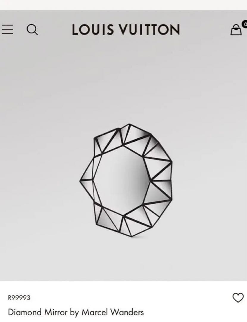 新品、未開封【LOUIS VUITTON 】Diamond Mirror - メルカリ