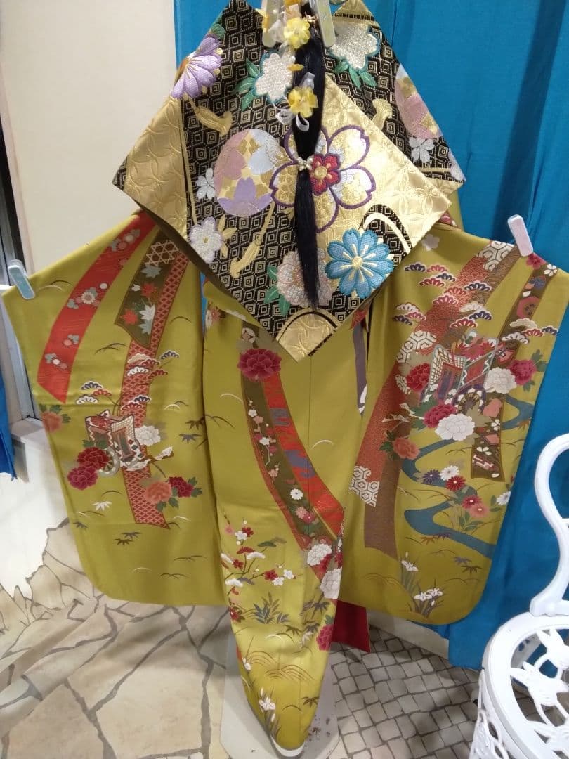 振袖フルセット、正絹振袖成人式、重ね衿帯揚げ帯締め、西陣袋帯、襦袢、ガード加工