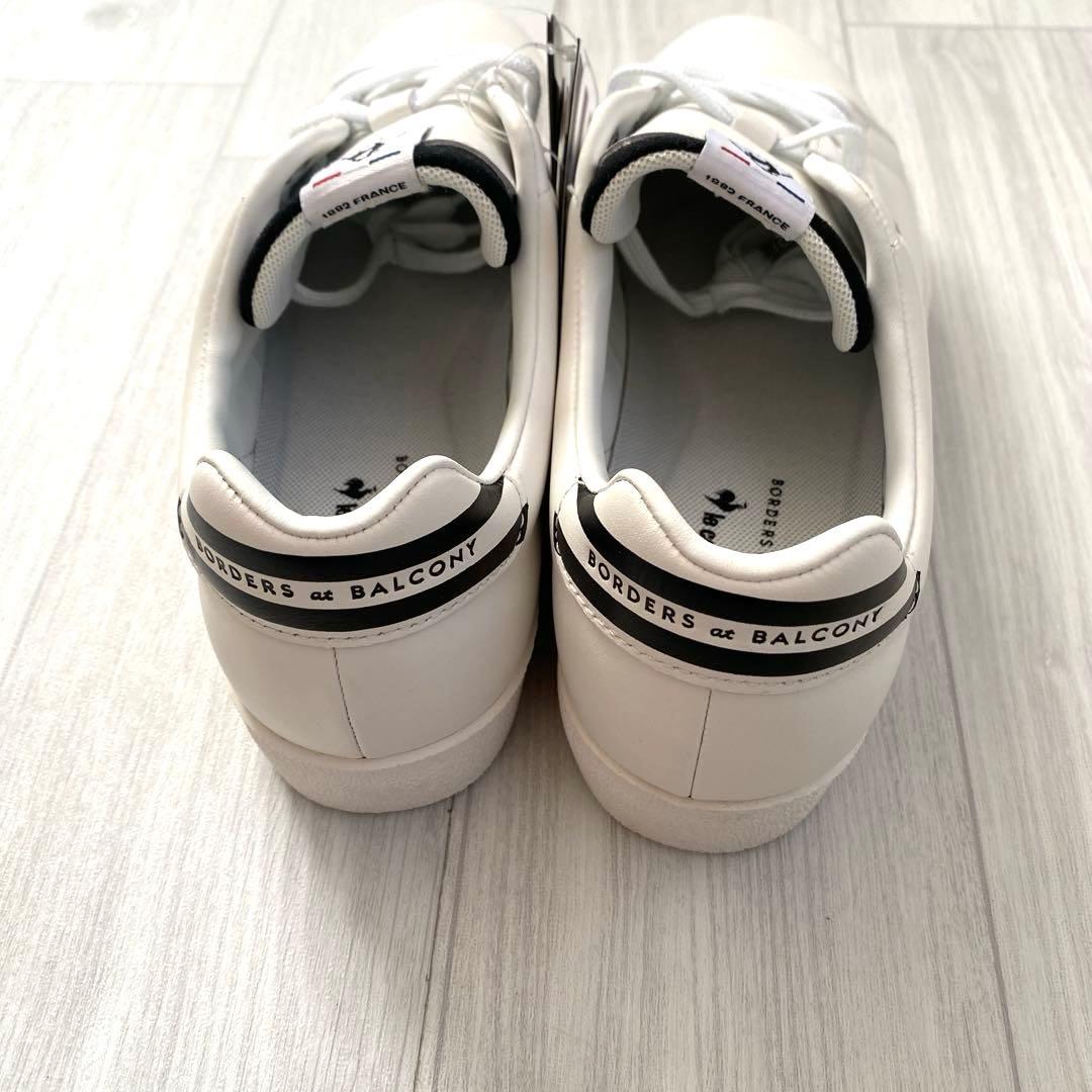 ルコック　スニーカー　25.0cm ボーダーズアットバルコニー