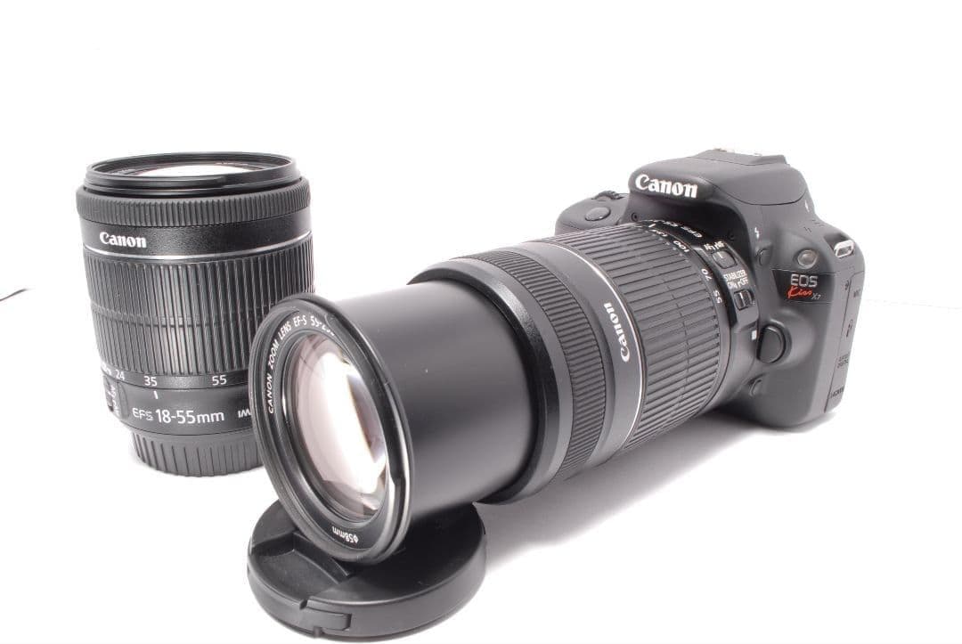 【大人気】Canon EOS Kiss X7 一眼レフ デビューセット