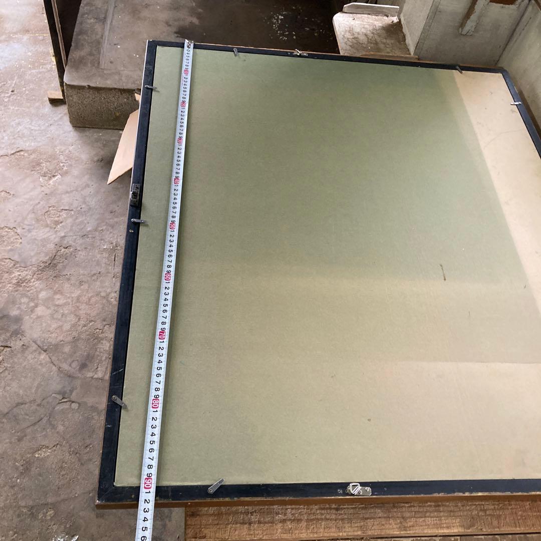 引き取り可 大きい額縁 F20号 ゴールドフレーム 金色 油彩額縁 空額 ガラス