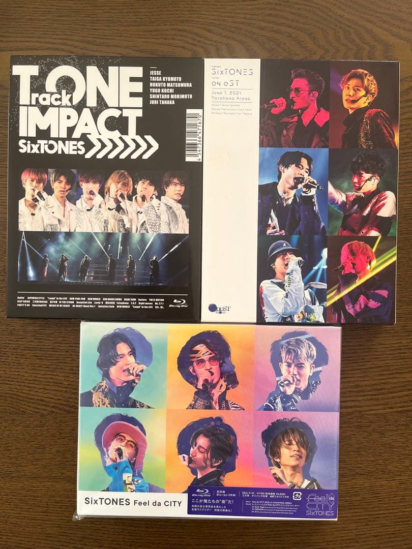 SixTONES ライブDVD Blu-ray 3点セット - メルカリ