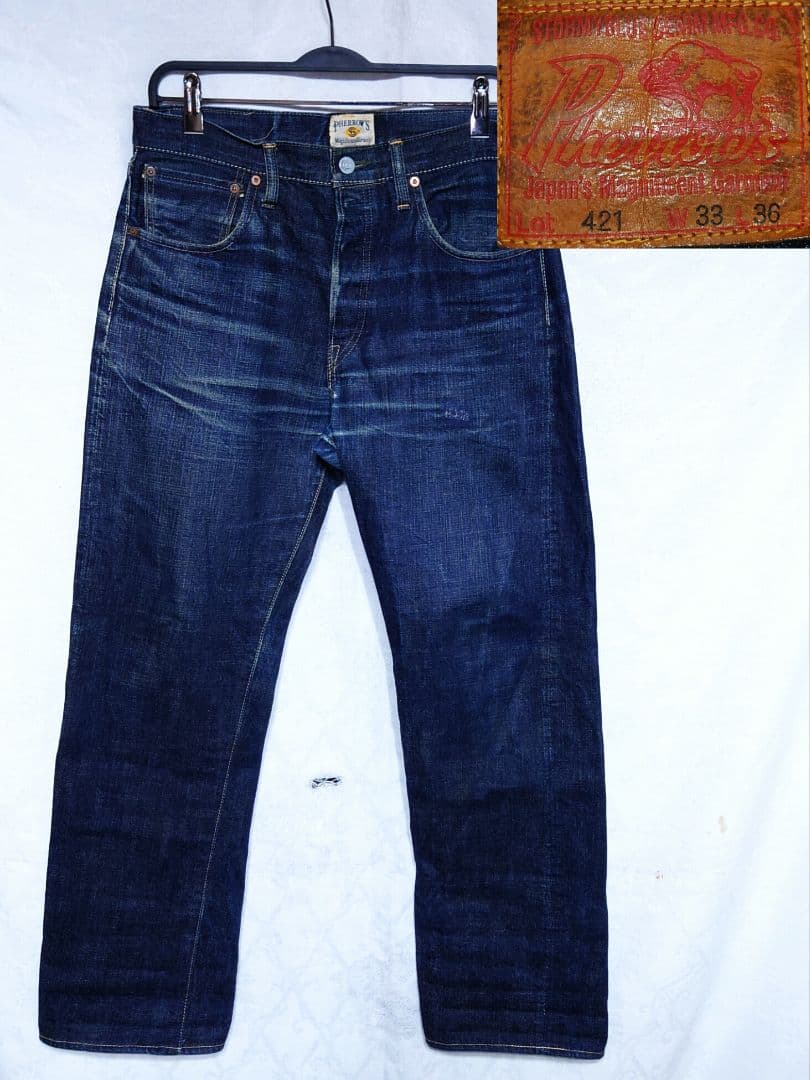 Pherrow's 421 大戦モデル ストレート デニム ジーンズ 501