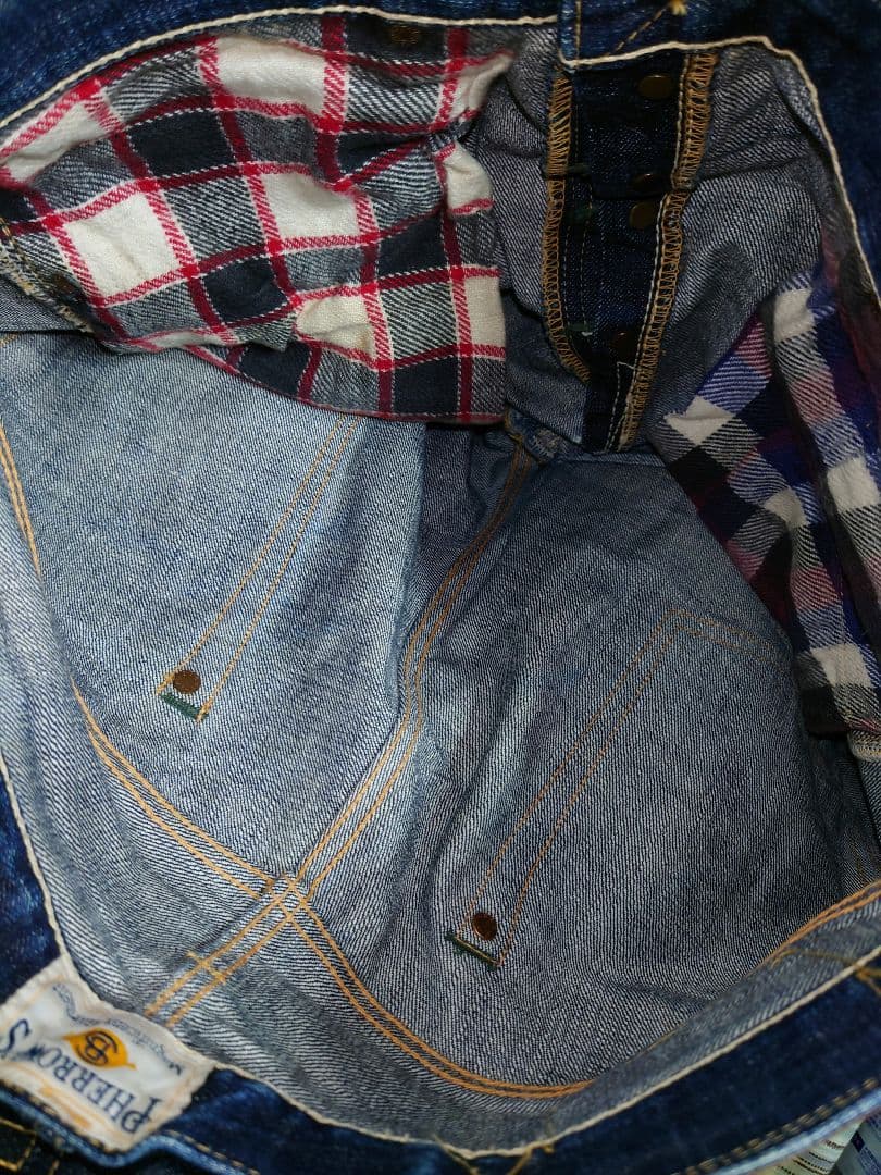 Pherrow's 421 大戦モデル ストレート デニム ジーンズ 501