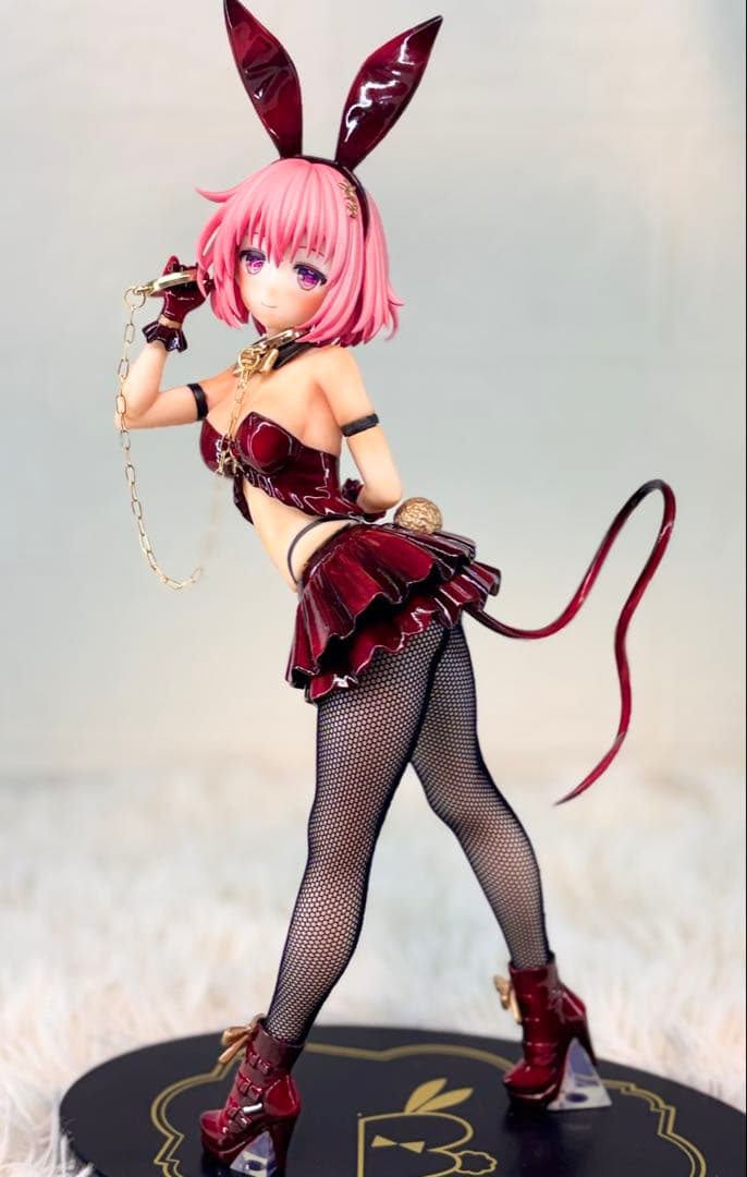 榛*中様 ToLOVEる モモ フィギュア リペイント 小悪魔バニー プライズ