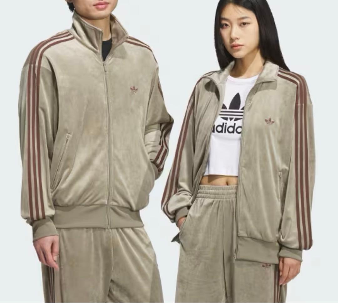 2XL adidas × ジャーナルスタンダード ベロア トラックトップ