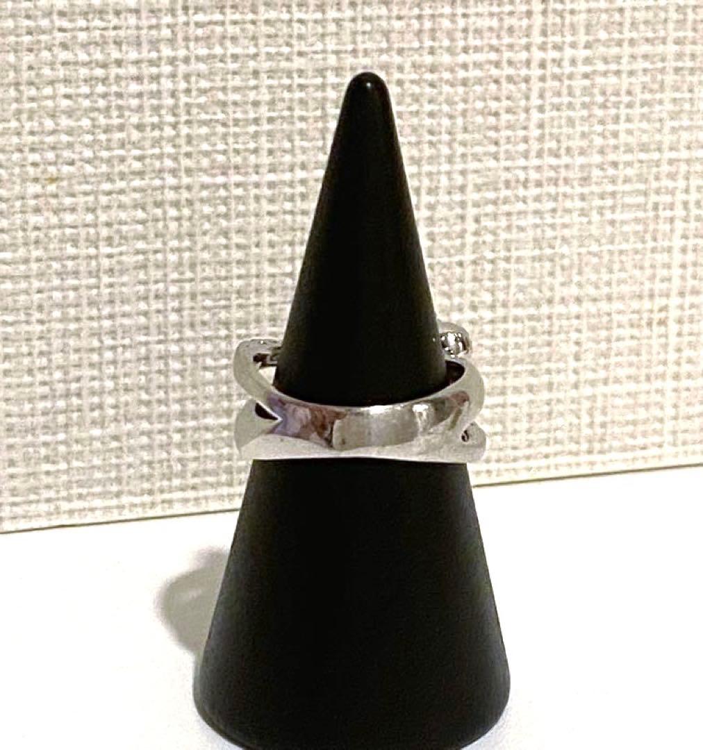 K18 WG ポンテヴェキオ ハートダイヤリング PonteVecchio 9号