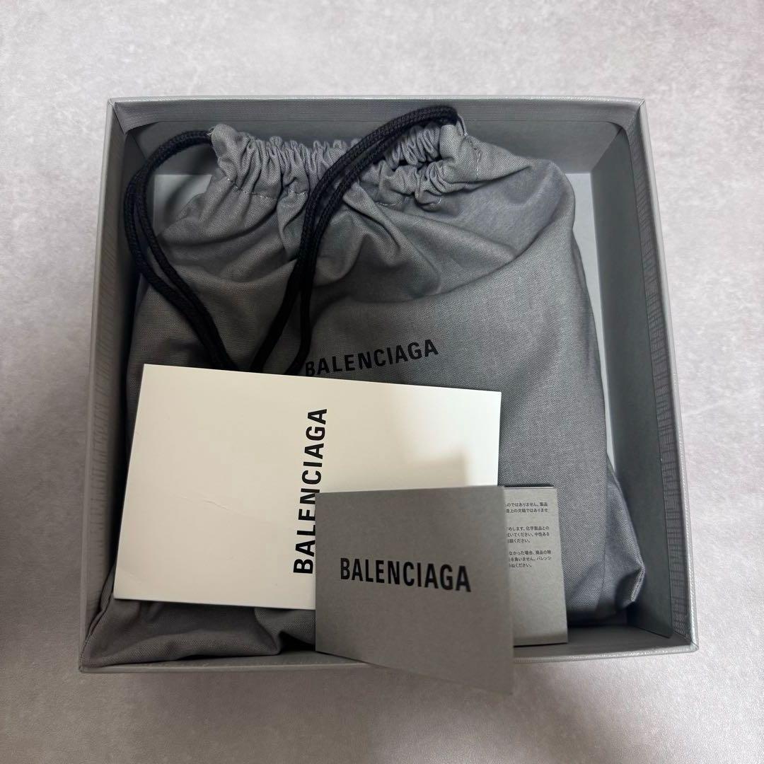 BALENCIAGA ブラックレザーベルト