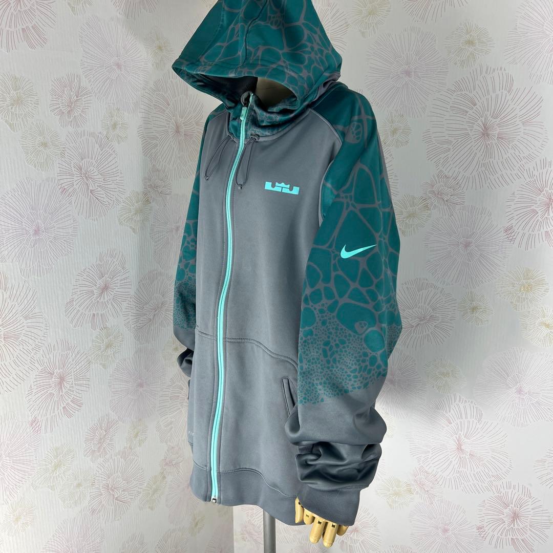 レブロン ジェームズ NIKE ナイキ フルジップパーカー イヤホン XL