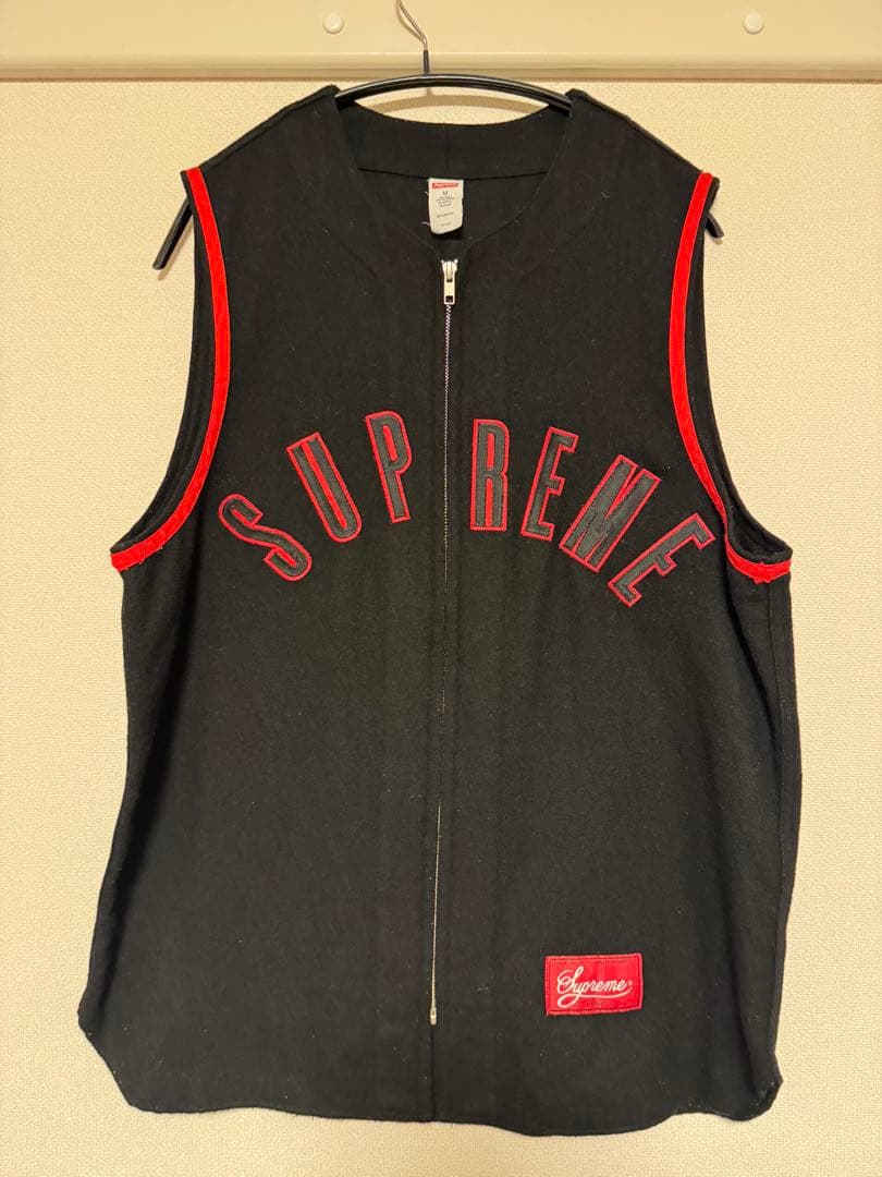 Supreme タンクトップ M ブラック/レッド 16 - メルカリ