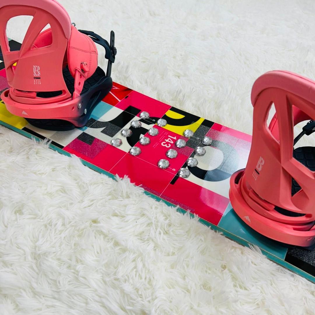 3点セット スノーボード SAVANDER ビンディング BURTON 143