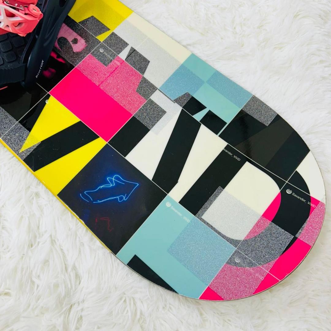 3点セット スノーボード SAVANDER ビンディング BURTON 143