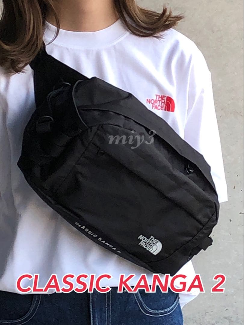 ブラック ☆クラシックカンガ2 ☆ ボディバッグ☆新品 ノースフェイス