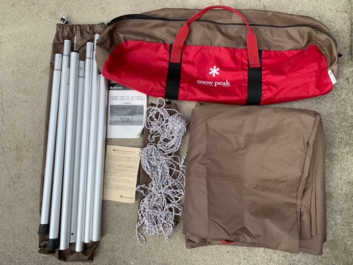 【値下げ】スノーピーク　ヘキサタープM ＋　ウイングポール2本