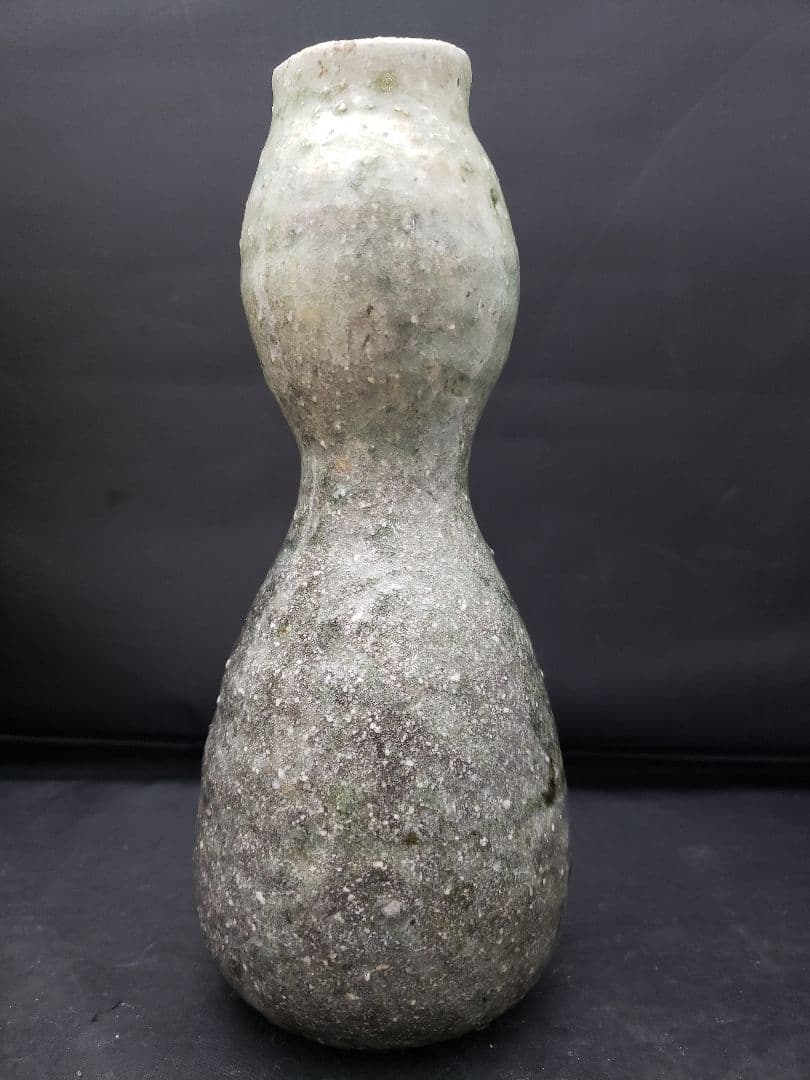 古谷和也　伊賀　瓢花入　花器　信楽　共箱