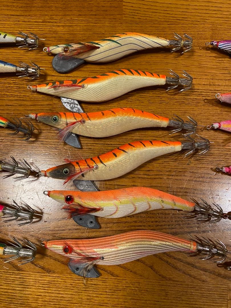 春イカ用のエギ各種　25本セット売り