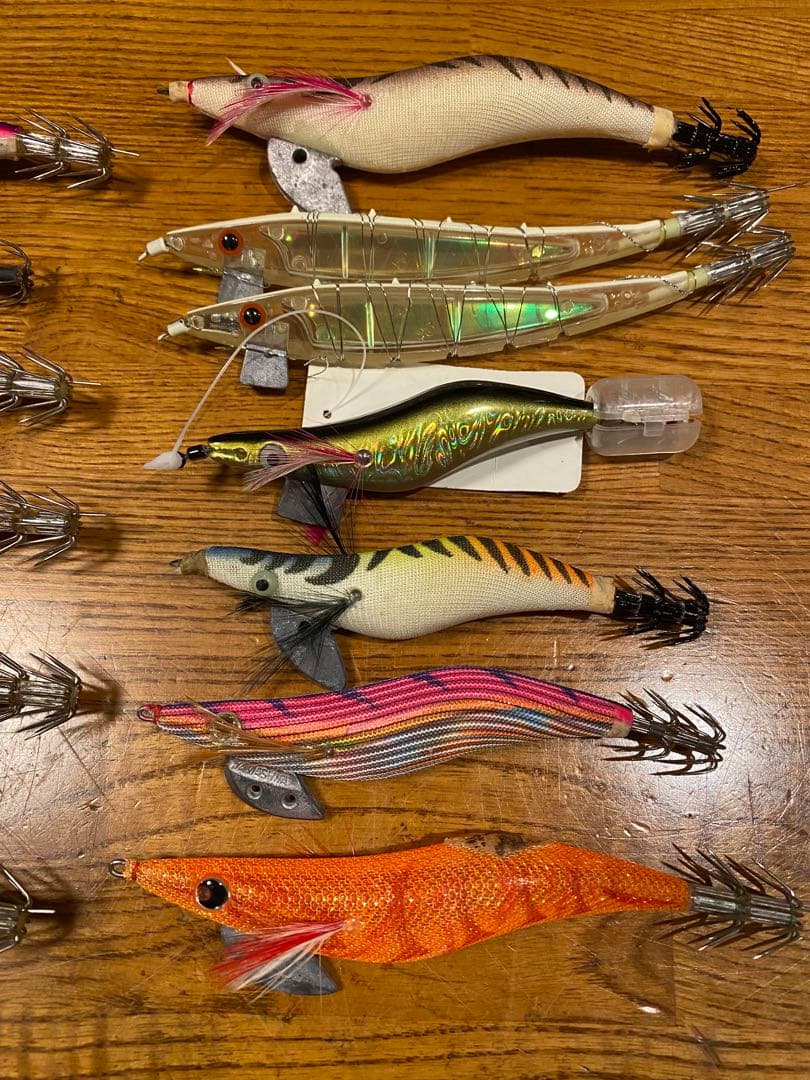 春イカ用のエギ各種　25本セット売り