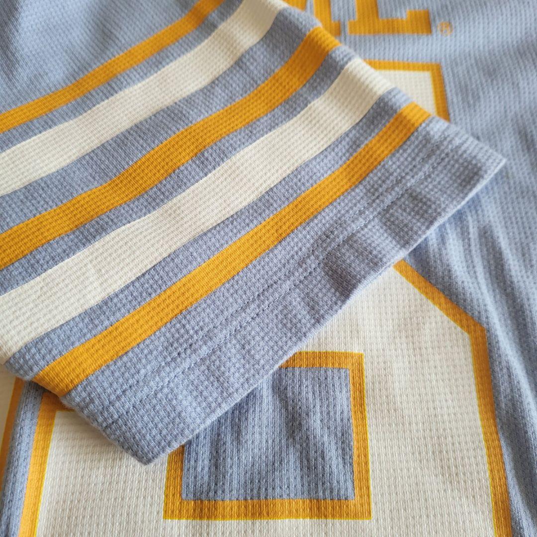 11700□Supreme L 半袖Tシャツ 水色 ボーダーラインbc11yt