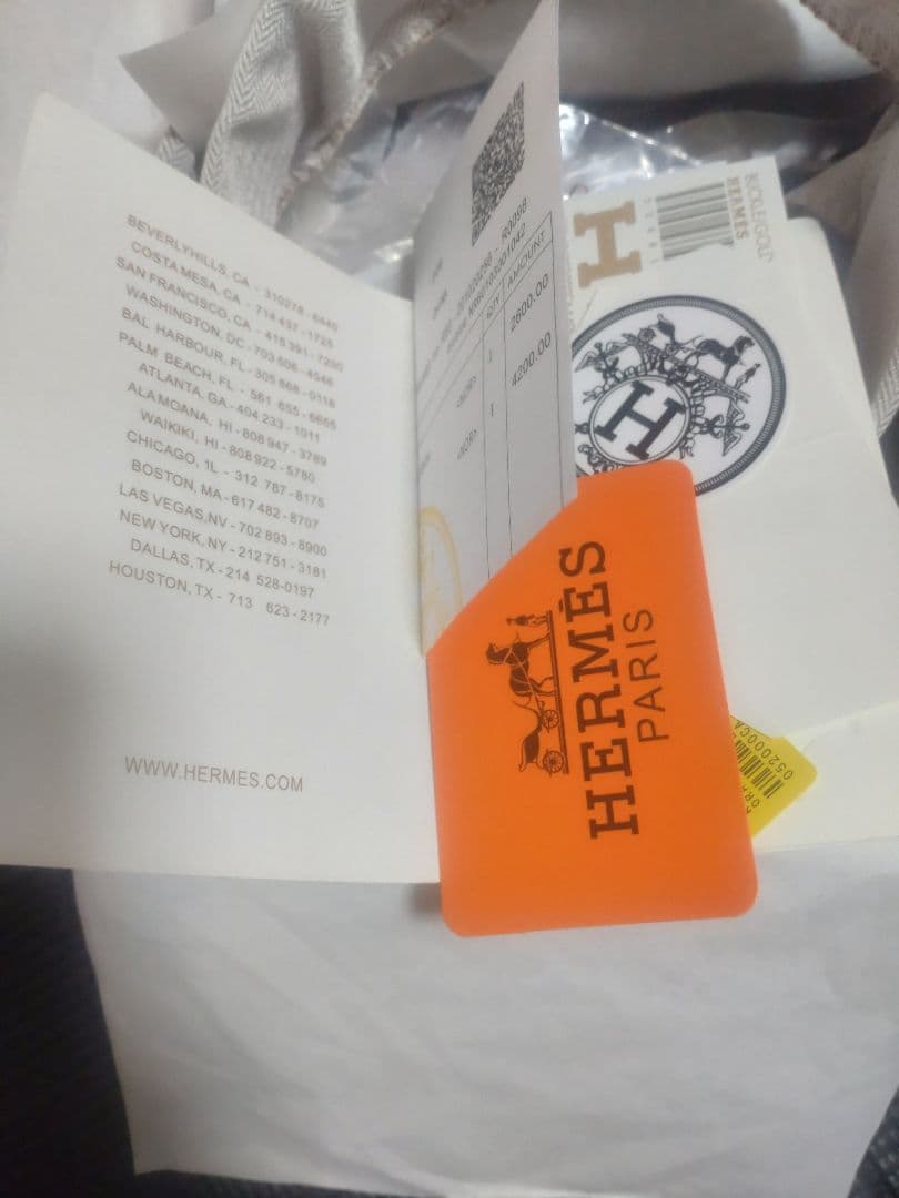 ぷ*ろ様 HERMÈS ブラウンレザーベルト H型バックル