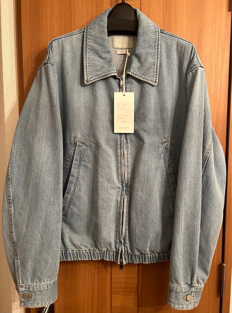 ジャケット・アウター YOKE DENIM FRONT ZIP BLOUSON INDIGO