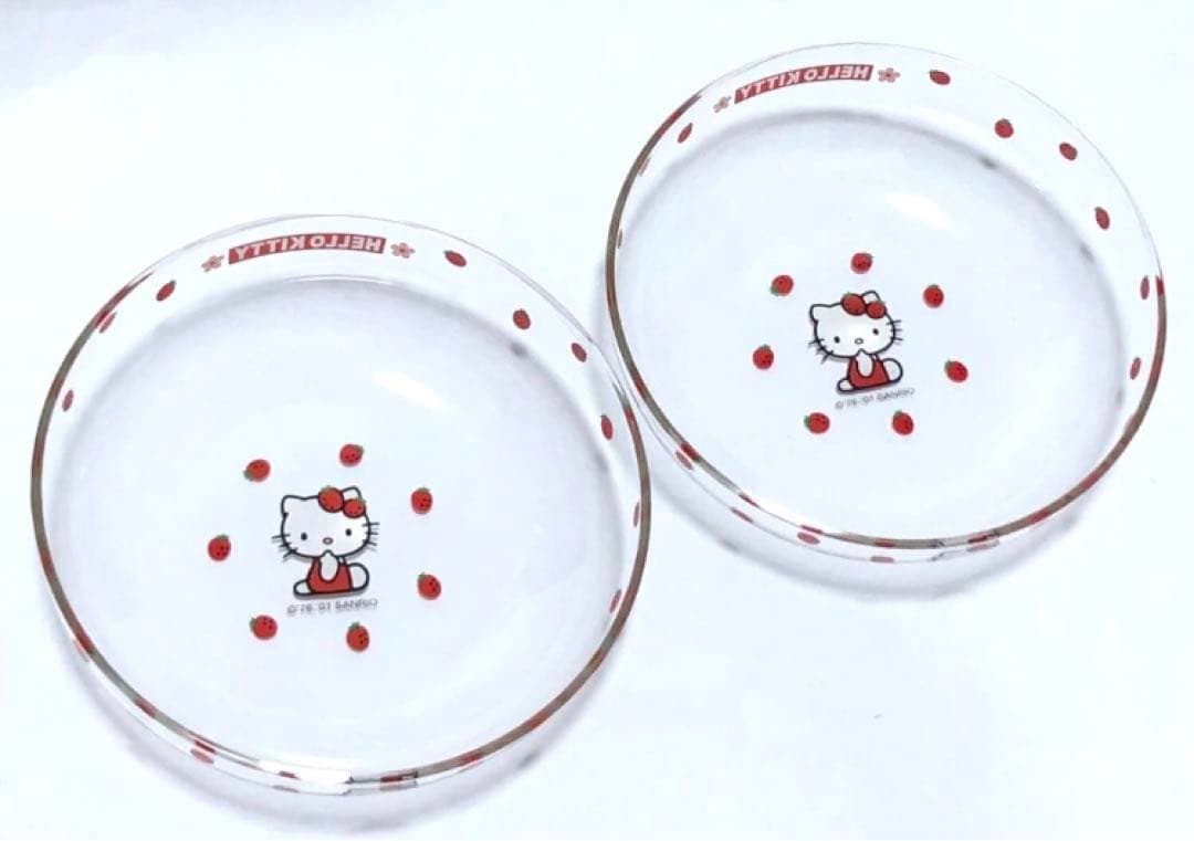 サンリオ　ハローキティ　2001年製　 　レア 希少　デザートボウル　セット