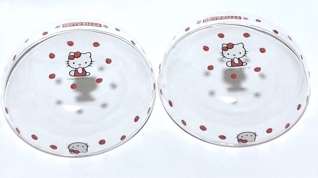 サンリオ　ハローキティ　2001年製　 　レア 希少　デザートボウル　セット