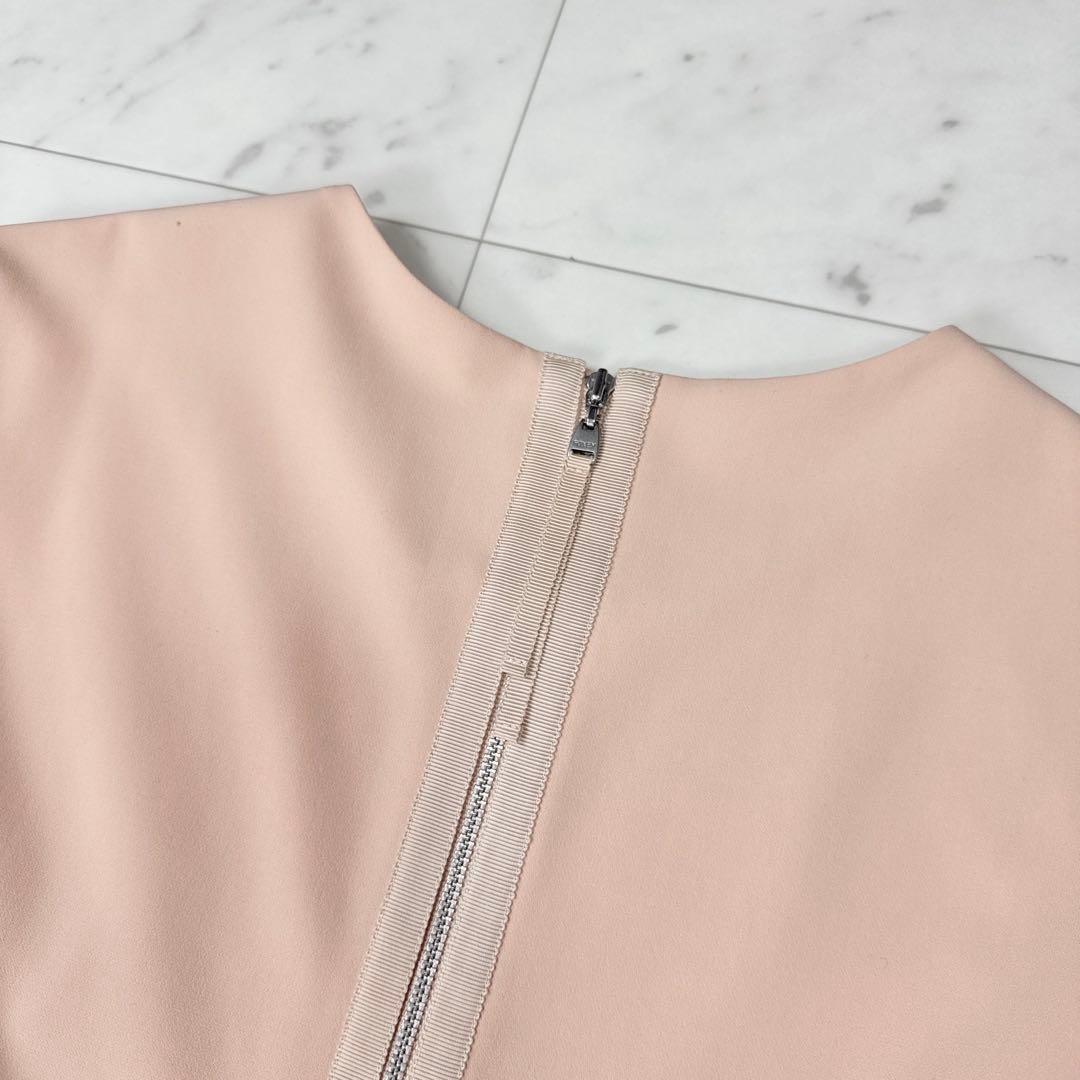 フォクシーニューヨーク ローレルドレス バックファスナー ピンク系 サイズ42