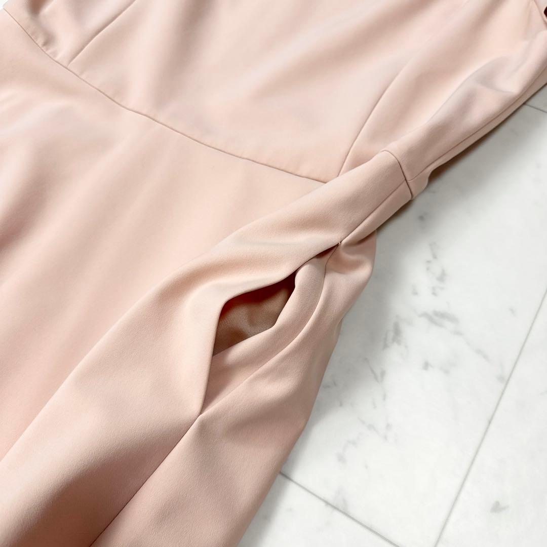 フォクシーニューヨーク ローレルドレス バックファスナー ピンク系 サイズ42