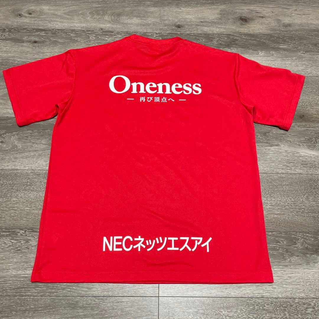 極美品 MIZUNO NECレッドロケッツ 16-17優勝記念 DRY Tシャツ