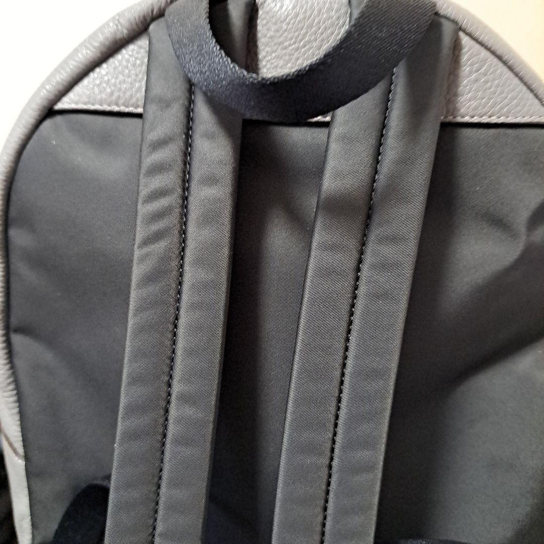 COACH グレー レザー リュック美品