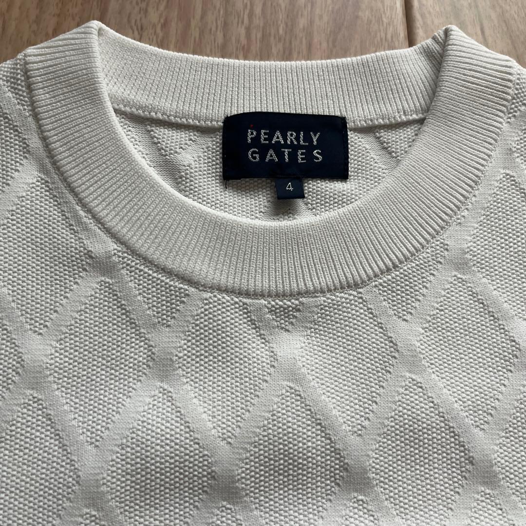 PEARLY GATES ダイヤモンドパターンセーター サイズ4
